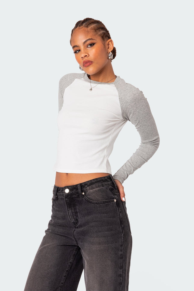 Raya Long Sleeve T Shirt - White