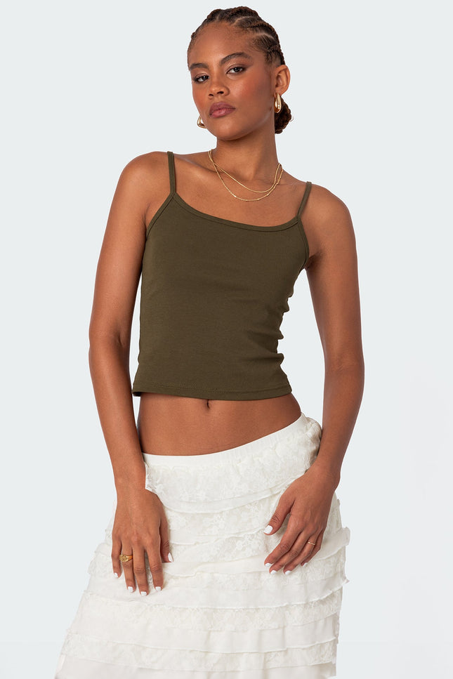 Deanna Tank Top - Olive