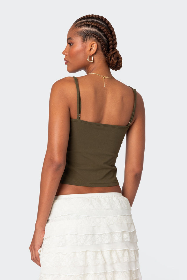 Deanna Tank Top - Olive