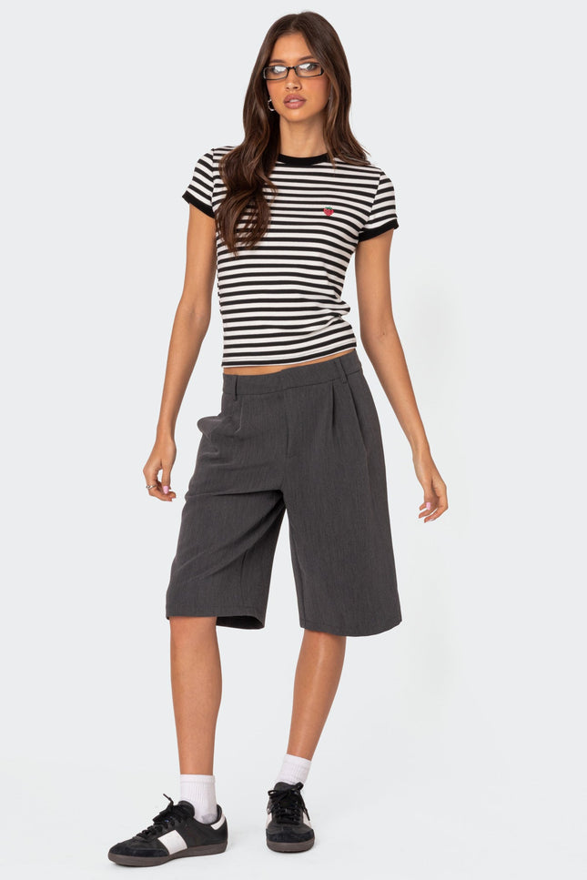 Strawberry Fields Striped T Shirt