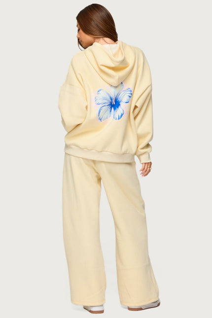 Tropical Bloom Sweatpants - Yellow
