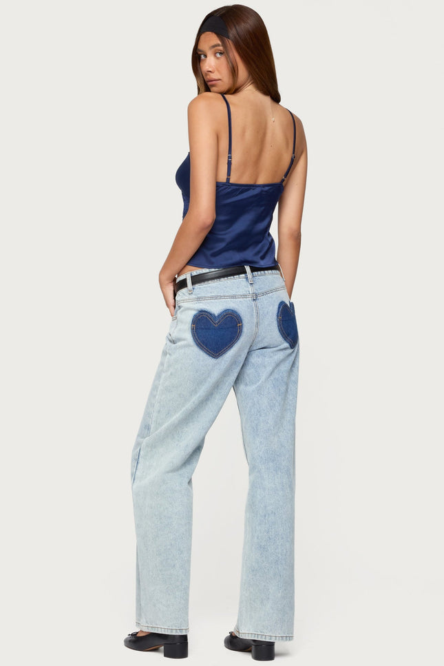Tamar Satin Effect Tank Top - Navy