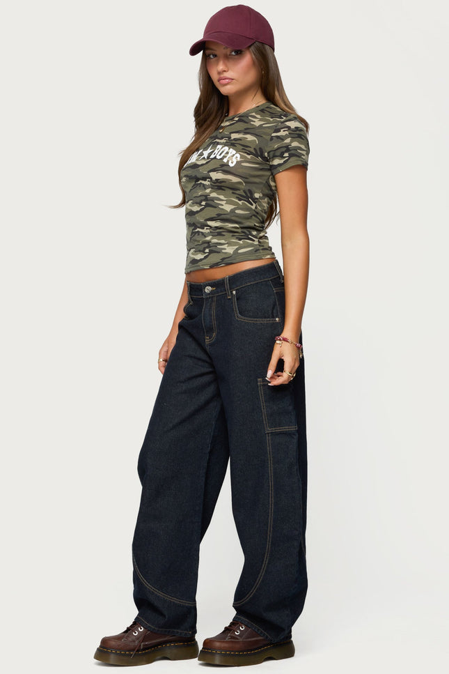 Nika Camo Cowboys T Shirt