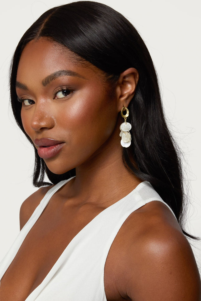 Iridescent Charm Dangling Earrings