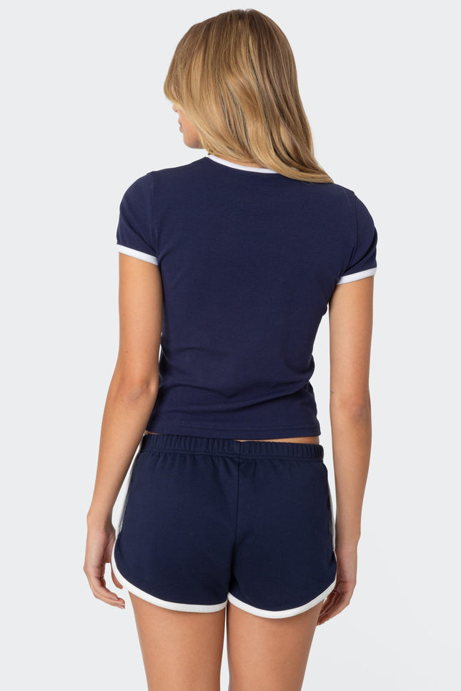 California T Shirt - Navy