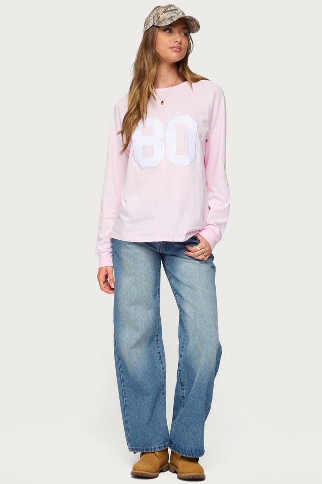 80 Oversized T-Shirt - Light Pink