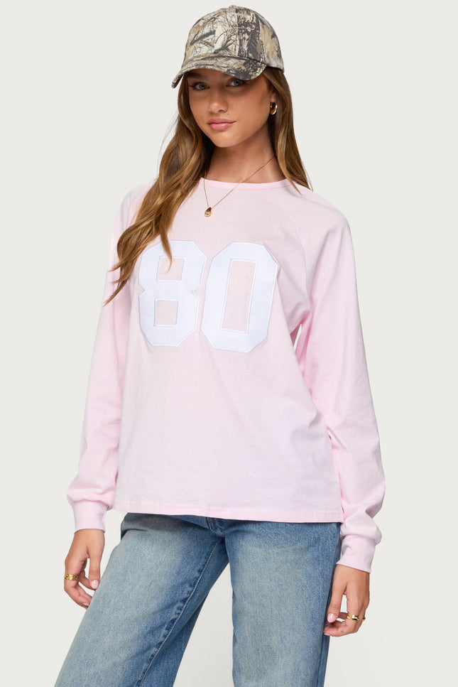 80 Oversized T-Shirt - Light Pink