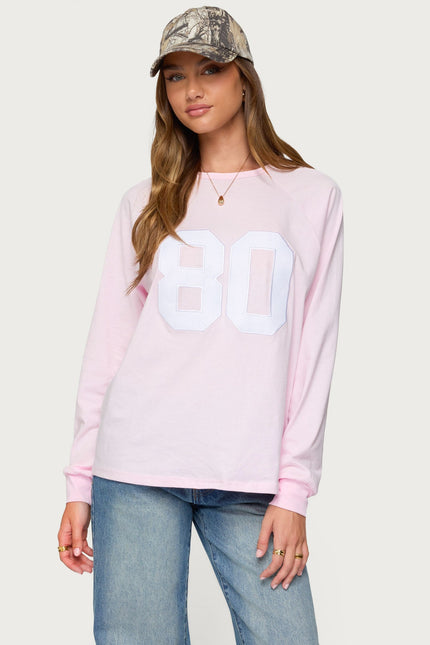 80 Oversized T-Shirt - Light Pink