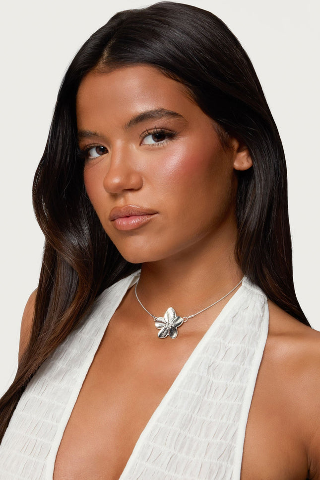 Botanical Babe Necklace - Silver