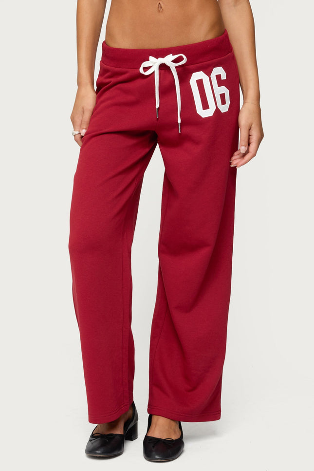 Petite 06 Sweatpants - Burgundy