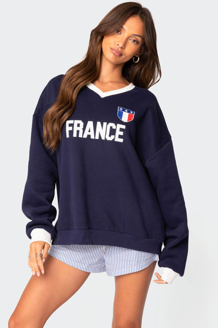 France Oversized Sweatshirt