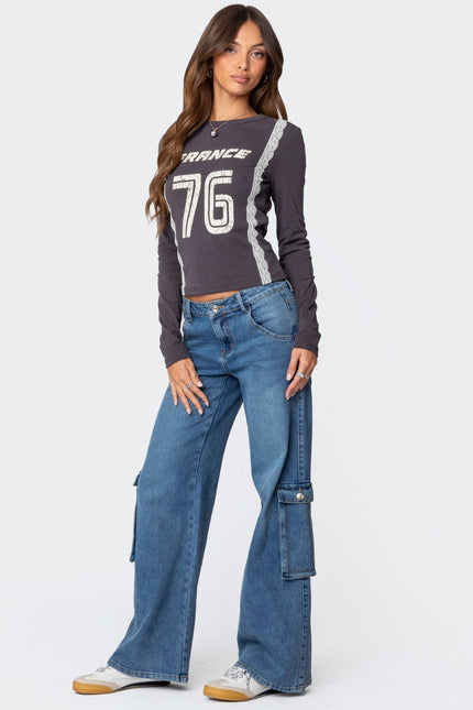 Frenchy Long Sleeve T Shirt