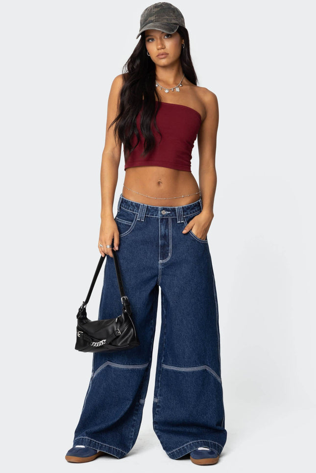 Basic Tube Top - Burgundy