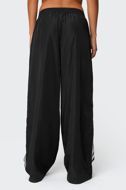 Fauna Nylon Track Pants - Black
