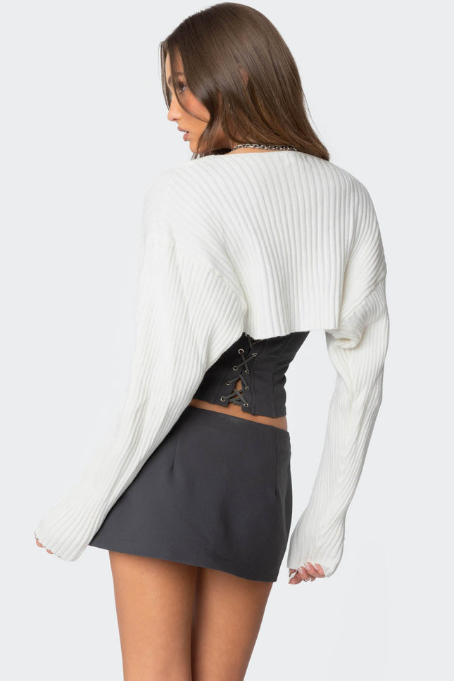 Anya Shrug Sweater - Cream