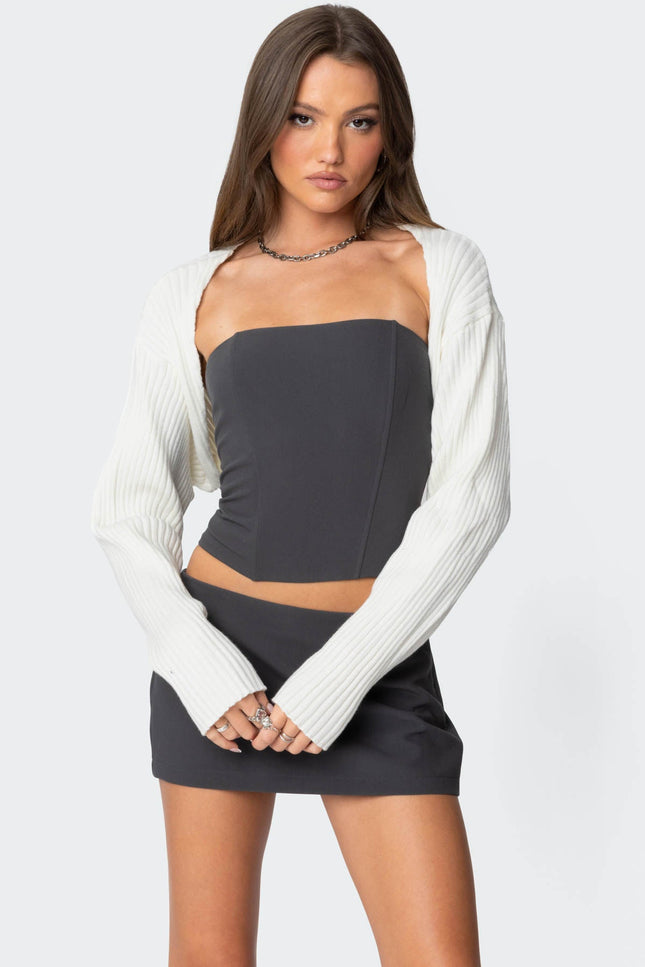 Anya Shrug Sweater - Cream
