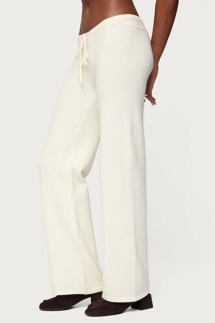 Montanna Knit Pants - Cream