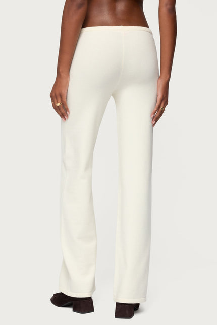 Montanna Knit Pants - Cream