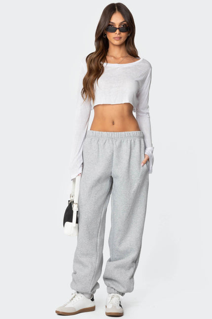 Clark Oversized Sweatpants - Gray Melange