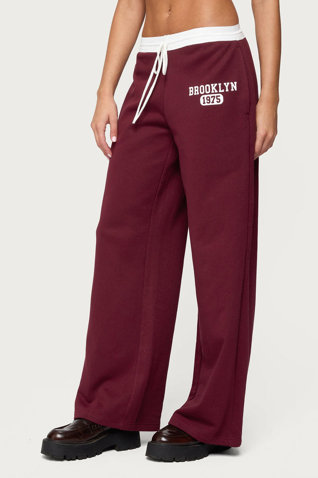 Brookie Sweatpants - Burgundy