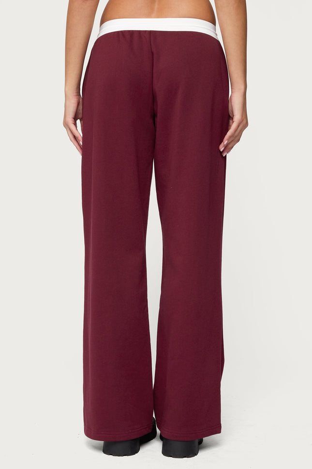 Brookie Sweatpants - Burgundy