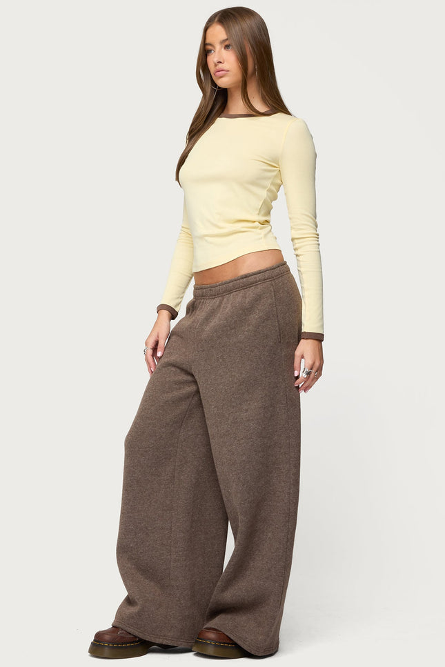 Zander Contrast Long Sleeve T Shirt