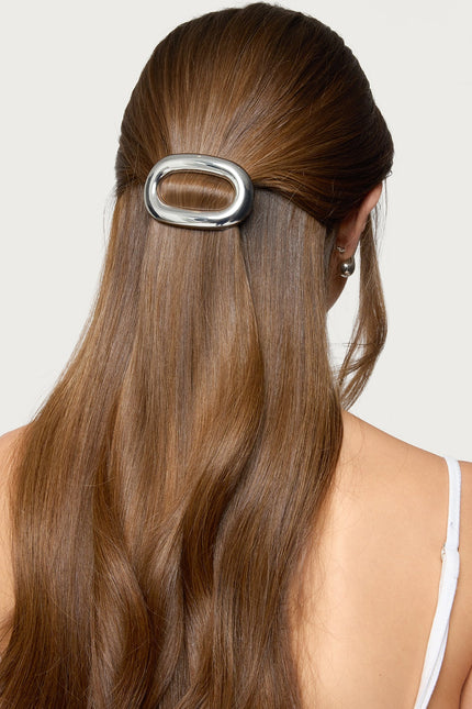Hair Barrette - Silver