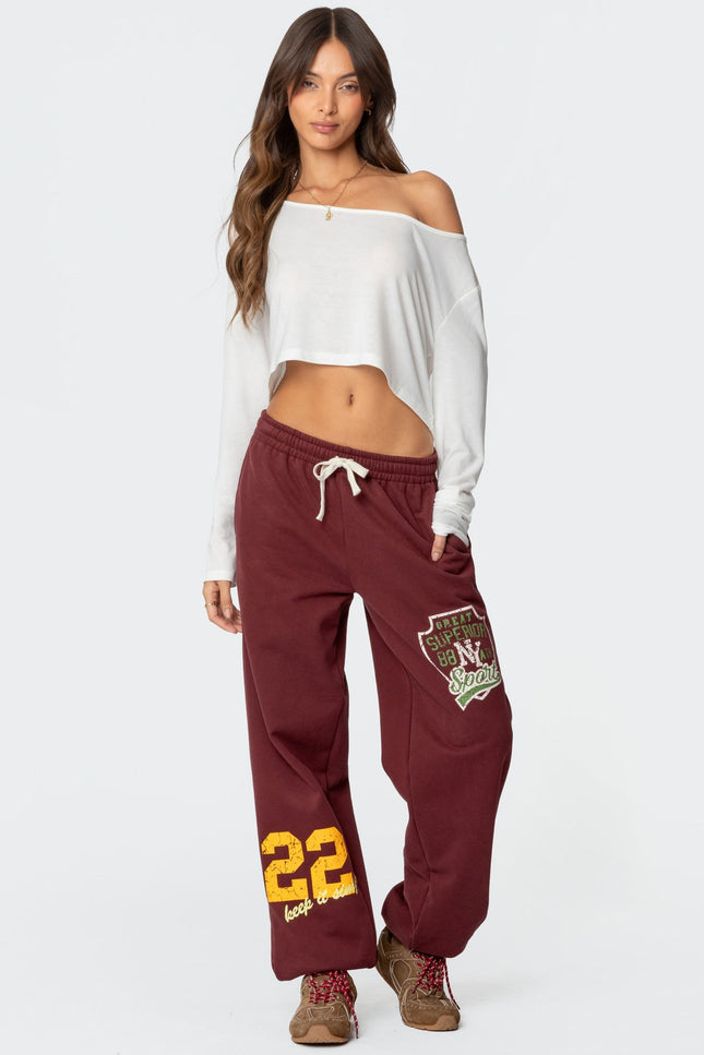 Cropped Off Shoulder Top - White