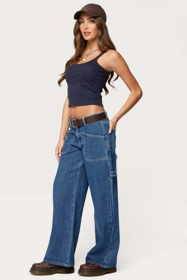 Basic Babe Tank Top - Navy