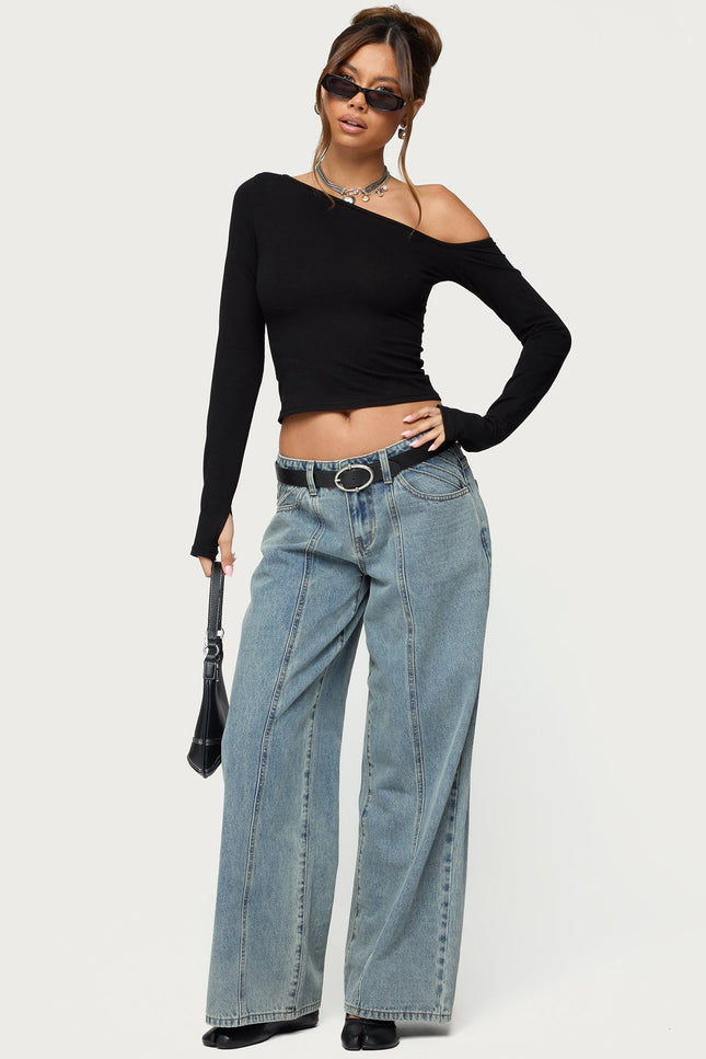 Swan Asymmetric Top - Black