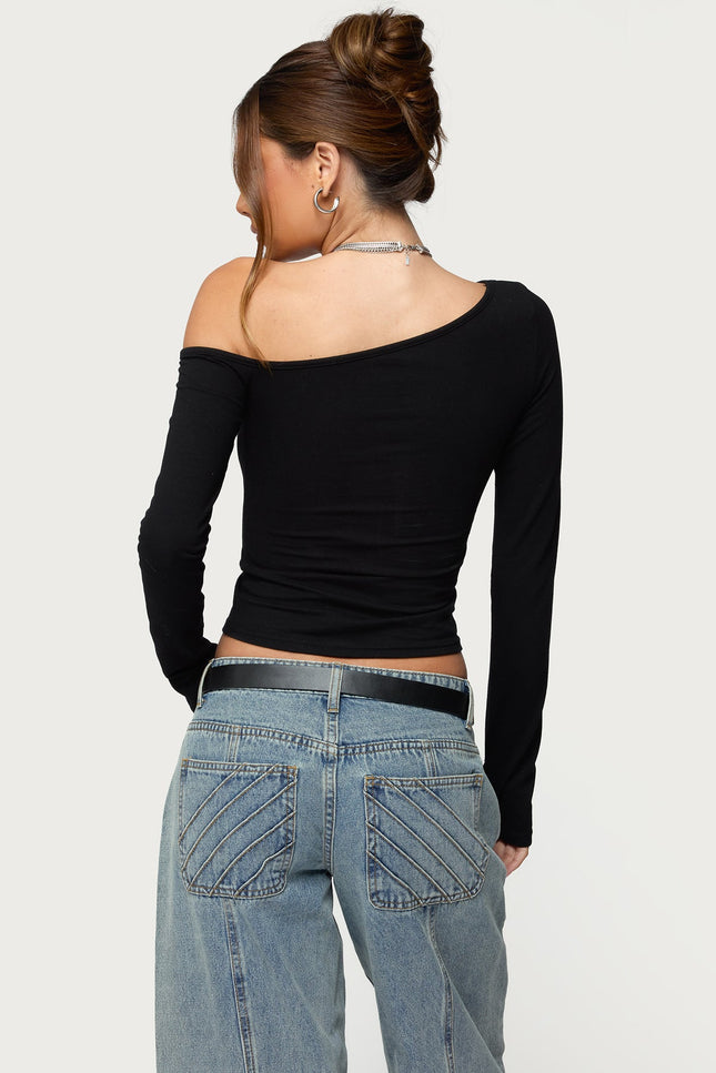 Swan Asymmetric Top - Black