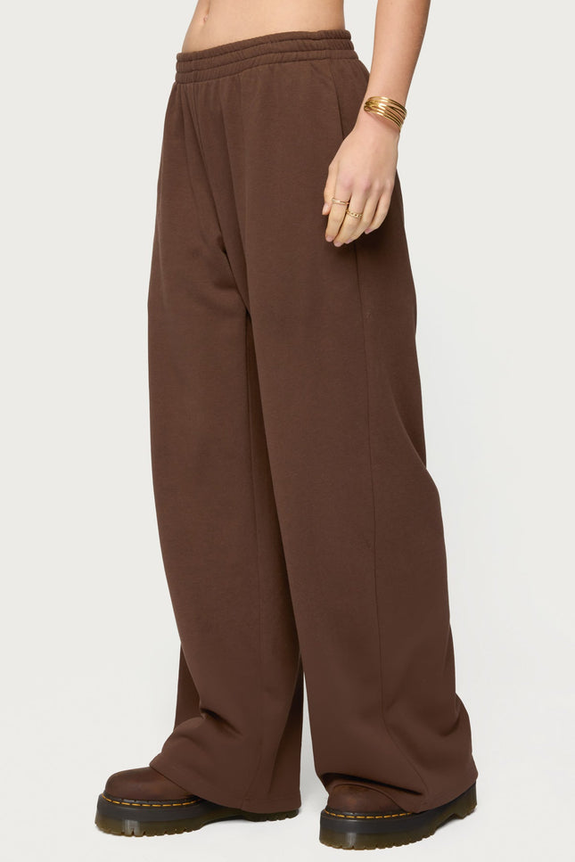 Binah Wide Leg Terry Sweatpants