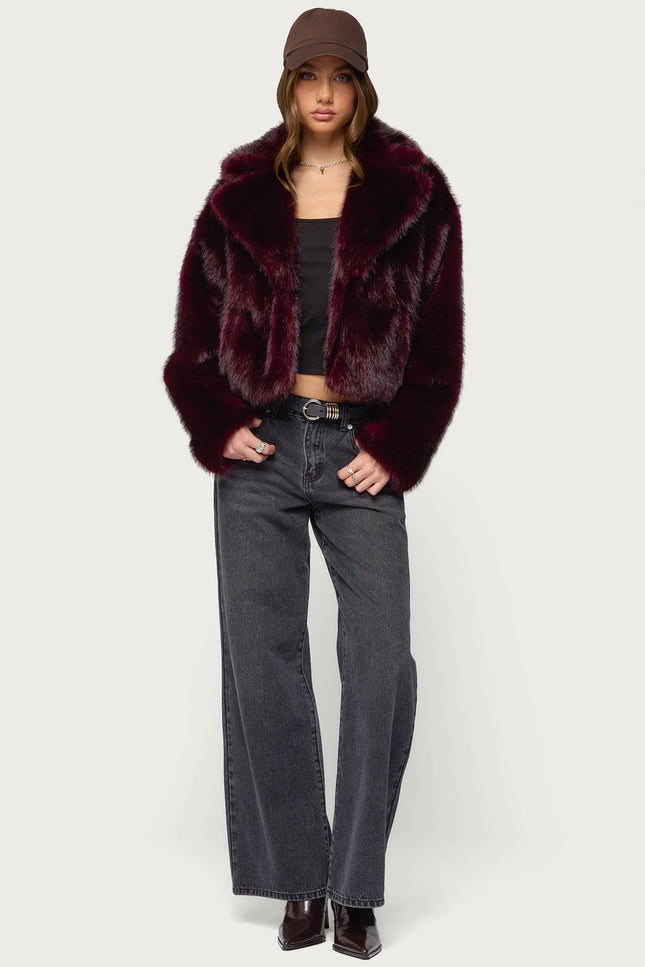 Kamilah Oversized Faux Fur Coat