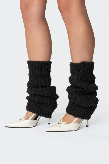 Get Cozy Leg Warmers - Black