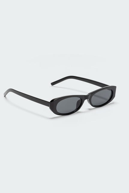 Cattie Cat Eye Sunglasses - Black