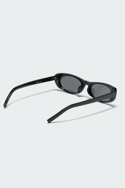 Cattie Cat Eye Sunglasses - Black