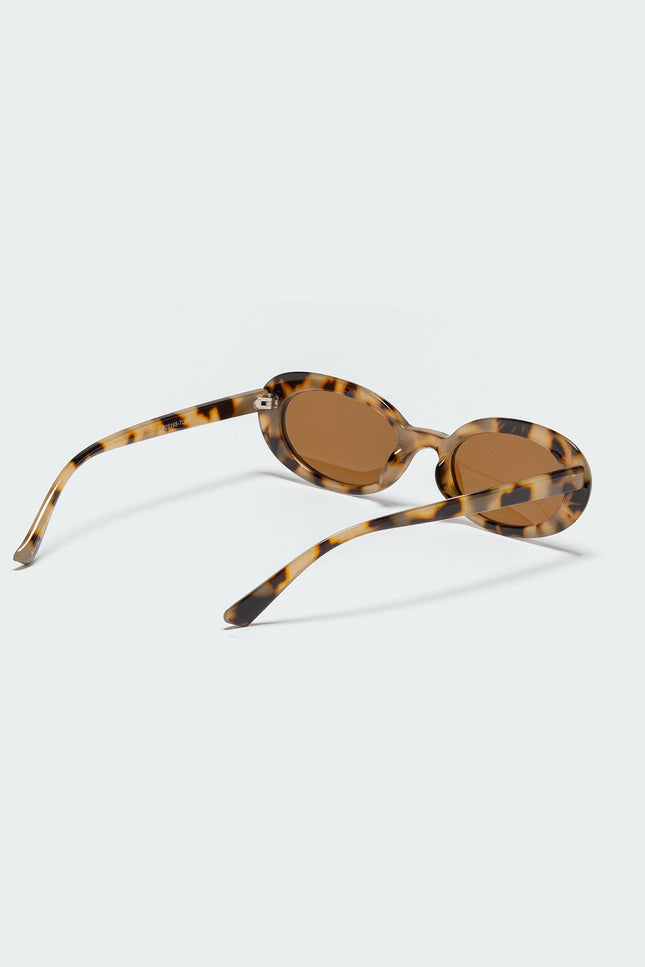 Mani Oval Sunglasses - Tortoise