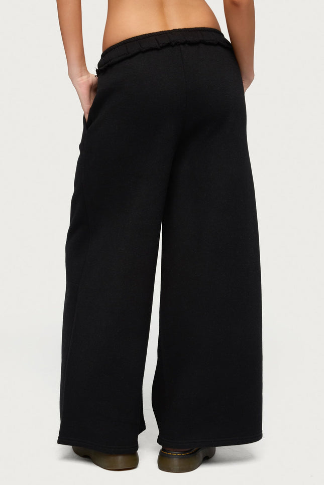 Petite Kori Oversized Sweatpants - Black