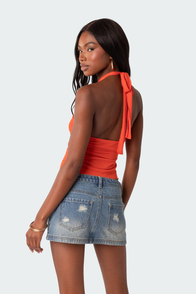 Julia Split Front Top