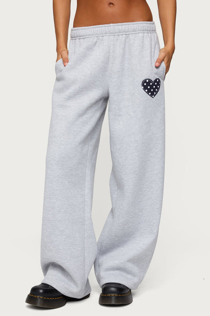 I Heart London Sweatpants - Gray Melange