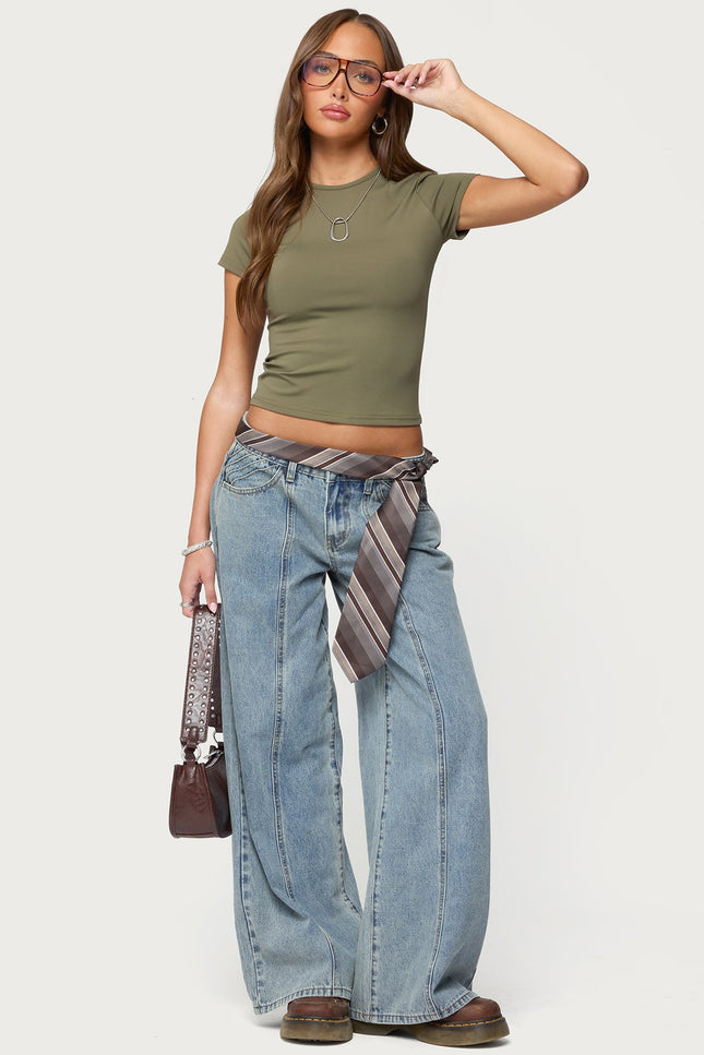 Tay Short Sleeve Top - Olive