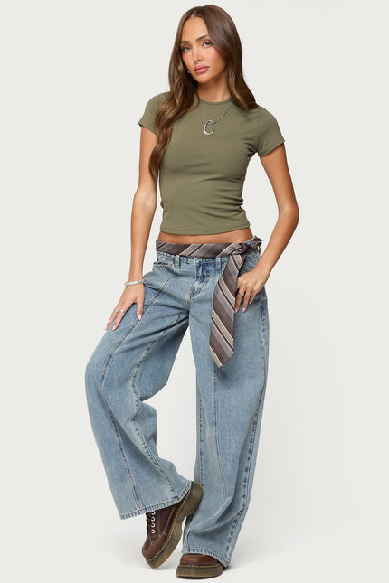 Tay Short Sleeve Top - Olive