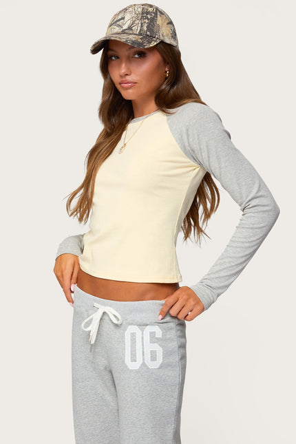 Raya Long Sleeve T Shirt - Yellow