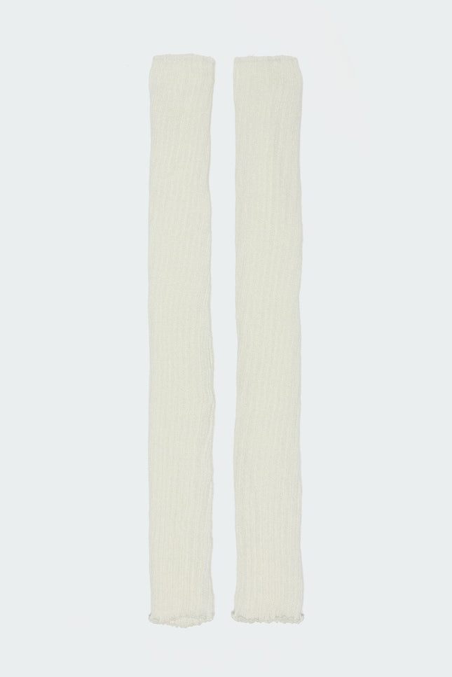 Baby It'S Cold Leg Warmers - White