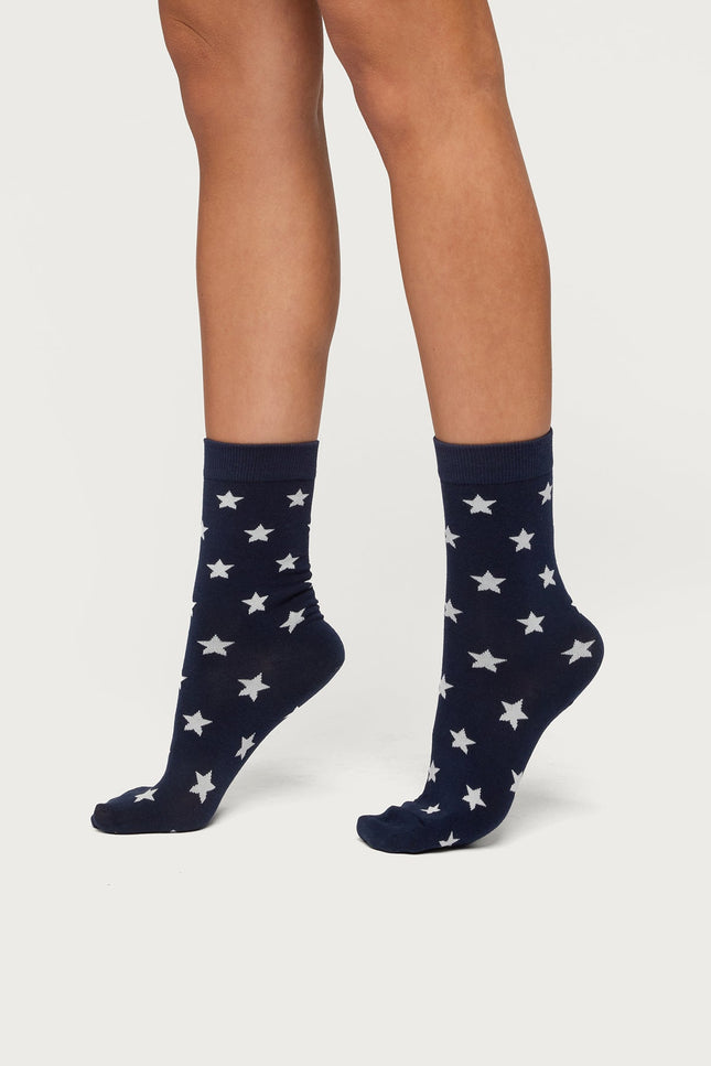 Star Socks - Navy
