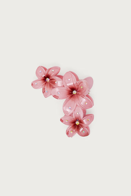 Flower Girl Hair Clip - Pink
