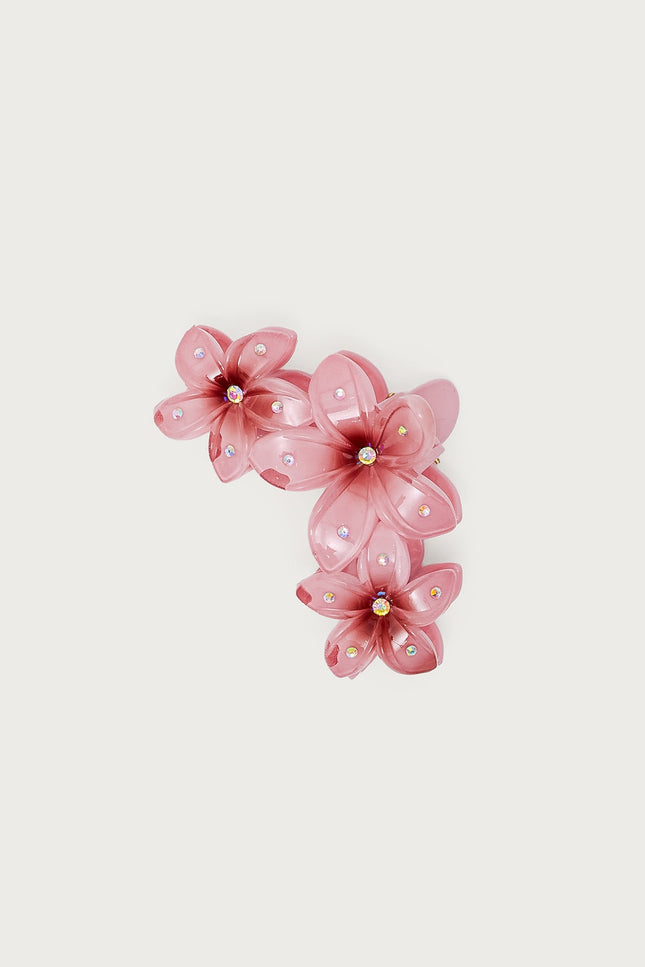Flower Girl Hair Clip - Pink
