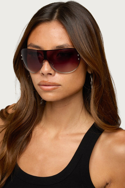 Joney Round Sunglasses - Gold