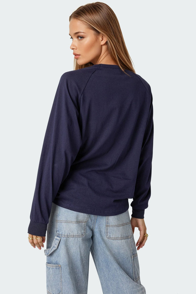 80 Oversized T-Shirt - Navy