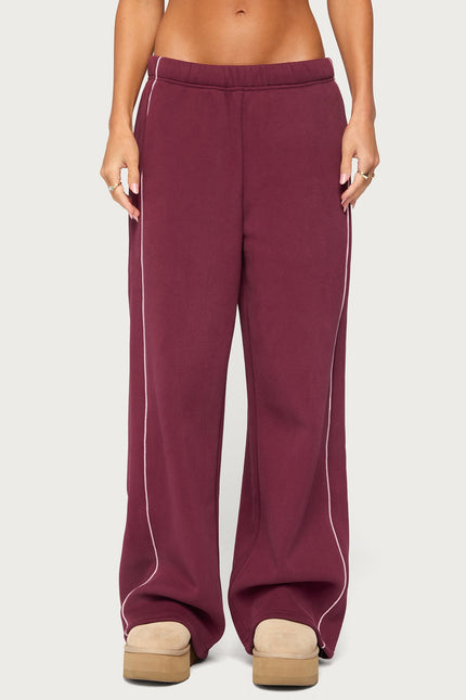 Autumn Sweatpants - Burgundy